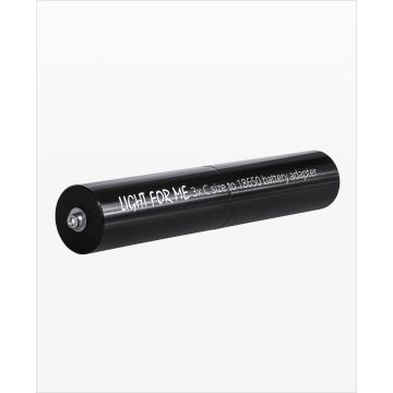3x C-Size to 18650 Battery Adapter