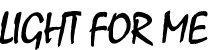 Light For Me Global Logo